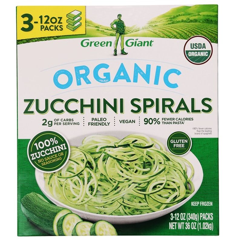 Green Giant Organic Zucchini Spirals, 36 oz