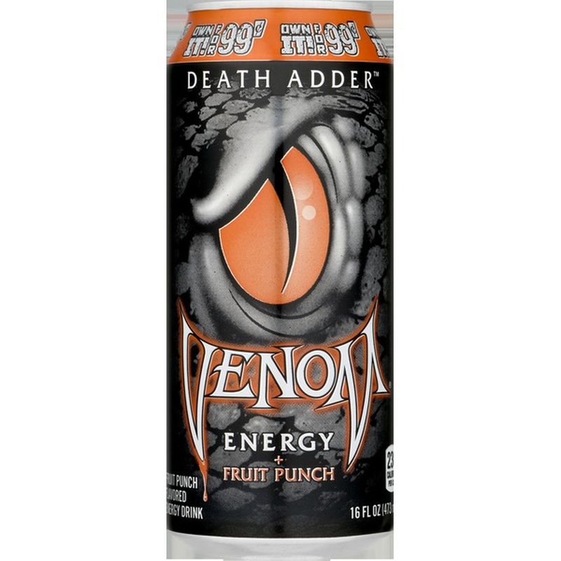 Venom Energy Death Adder Energy Drink (16 fl oz) Instacart