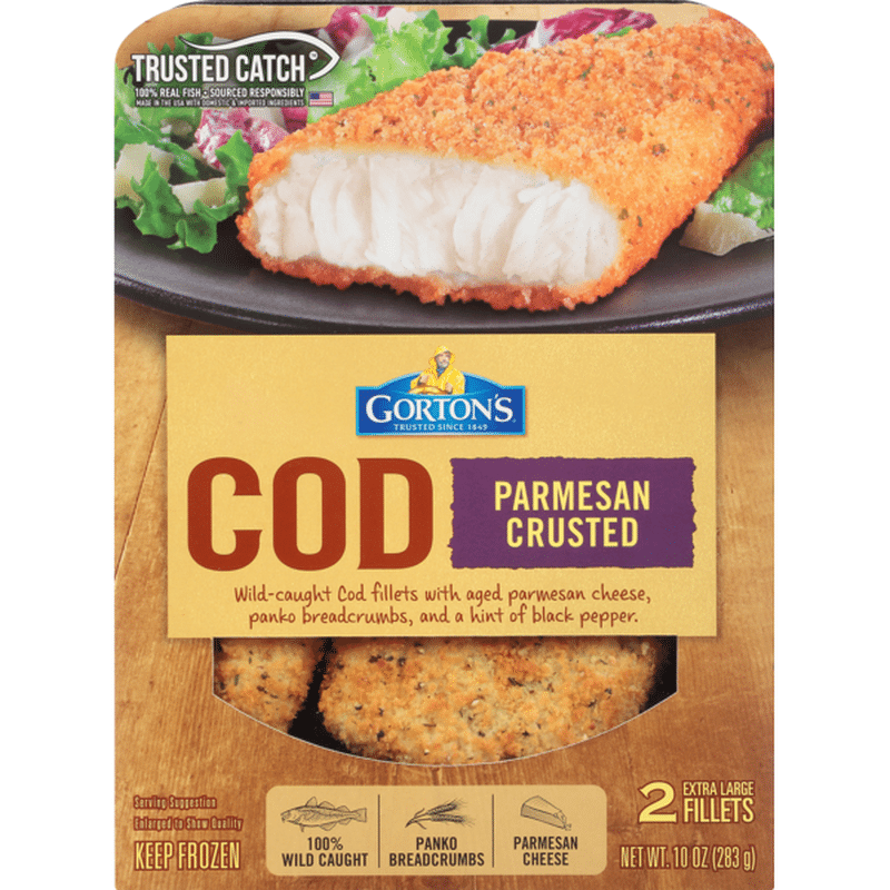 Gorton's Parmesan Crusted Cod Fillets (10 oz) from Cub Instacart