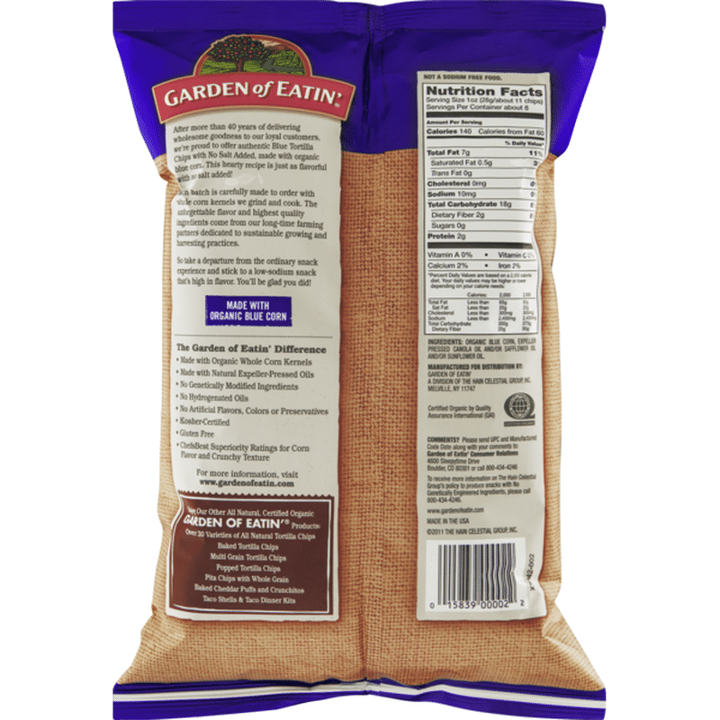 garden of eatin nutrition facts