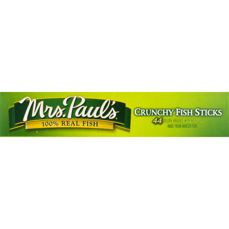 Mrs. Paul's Crunchy Fish Sticks (44 ct) Instacart