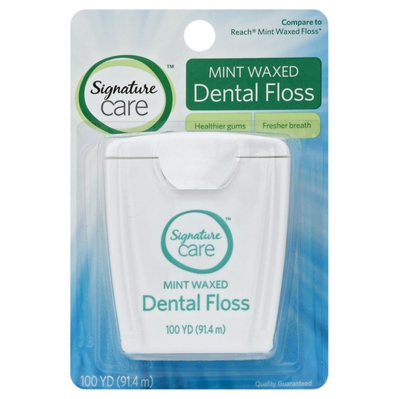 Signature Care Dental Floss, Mint Waxed (1 each) from Safeway - Instacart