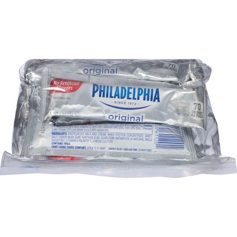 Kraft Philadelphia Plain Cream Cheese (1 Oz) - Instacart