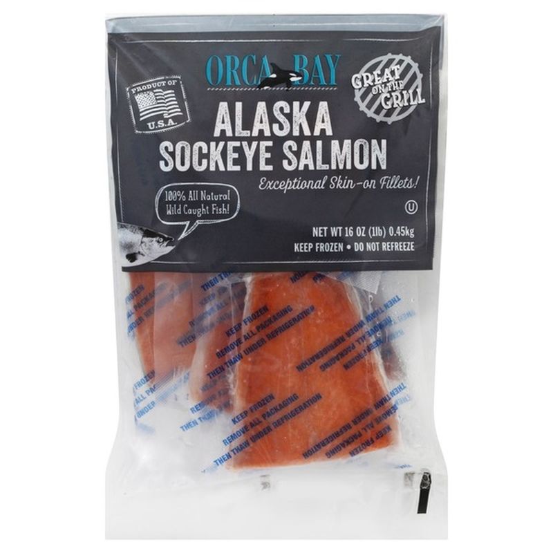 Orca Bay Seafoods Salmon, Alaska Sockeye (16 oz) Instacart