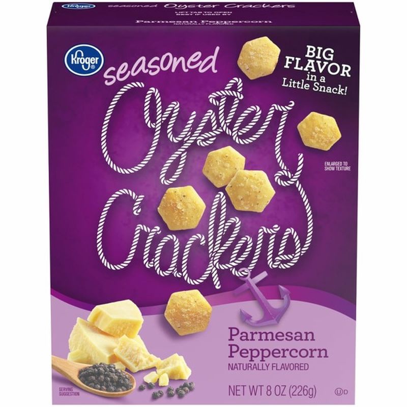 Kroger Seasoned Parmesan Peppercorn Oyster Crackers (8 oz) from Fred