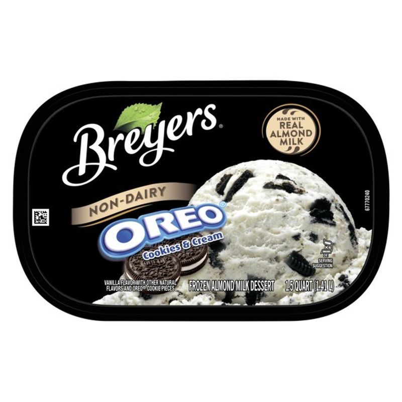 Breyers Frozen Almond Milk Dessert Oreo Cookies & Cream