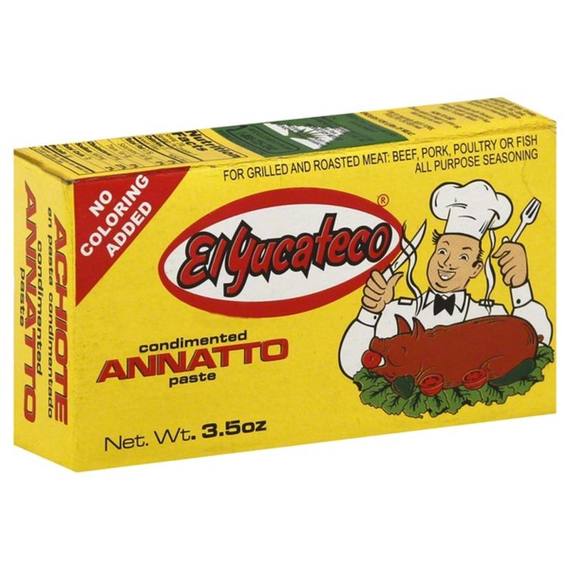 El Yucateco Annatto Paste Condimented 3 5 Oz Instacart