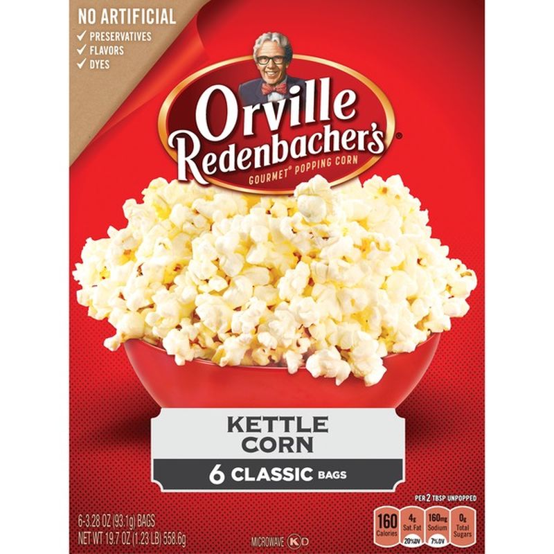 Orville Redenbacher's Kettle Corn Classic Bag (19.704 oz) Instacart