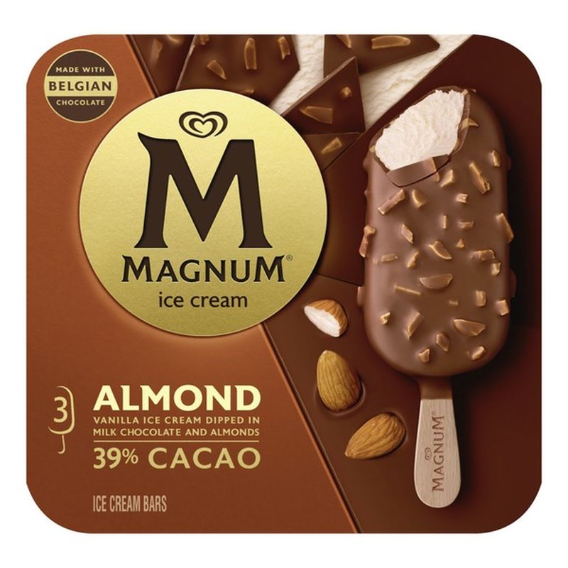 Magnum Ice Cream Bars Almond (10.14 fl oz) Instacart