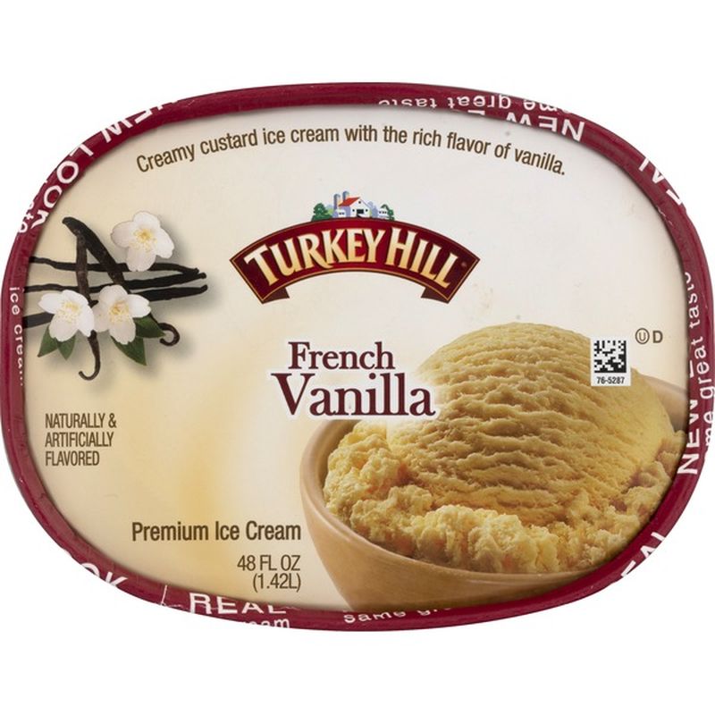 Turkey Hill Premium Ice Cream, French Vanilla (48 oz) from Market