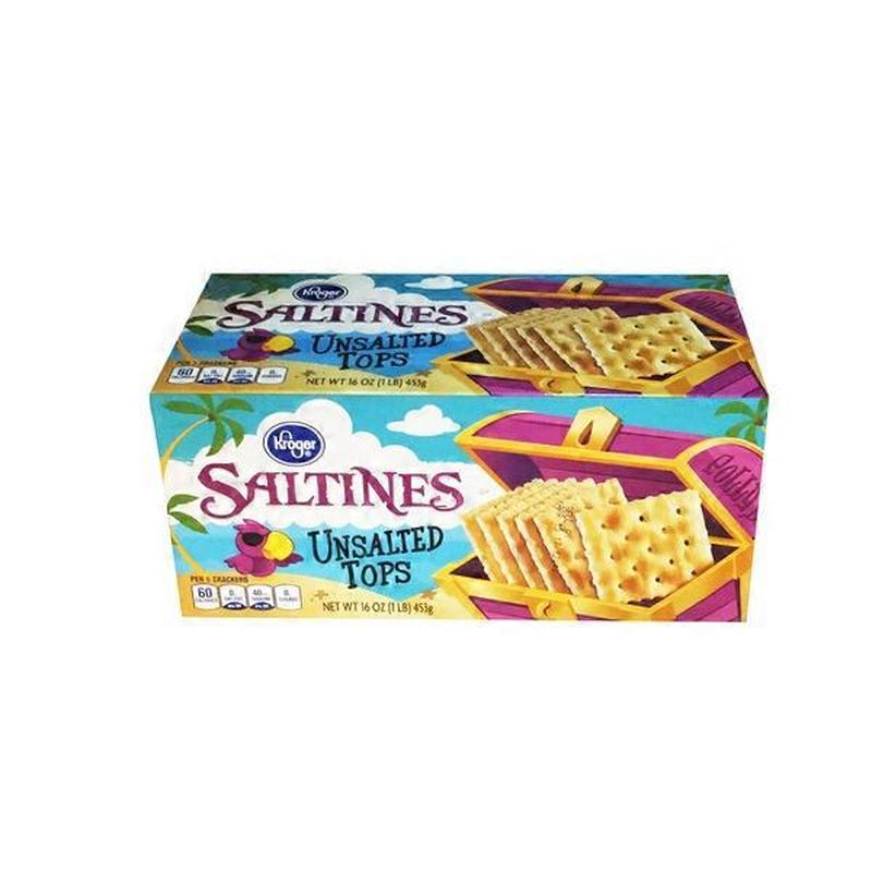 Kroger Saltines Unsalted Crackarrrs (16 oz) Instacart