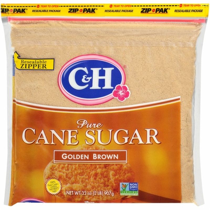 C&h Pure Cane Sugar Golden Brown Sugar (2 lb) from Fry's - Instacart