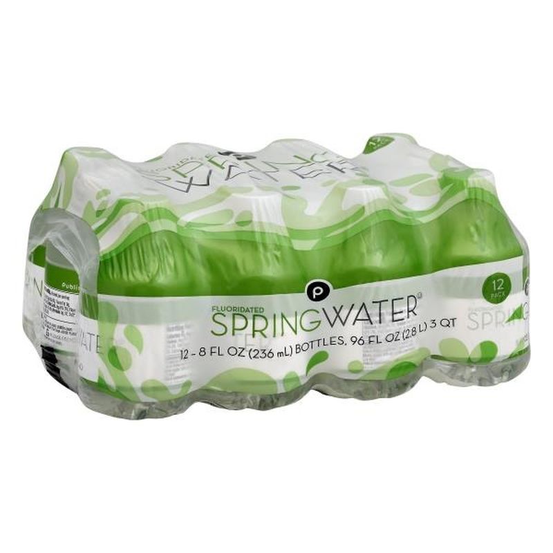 Publix Spring Water With Fluoride (12 ct) Instacart