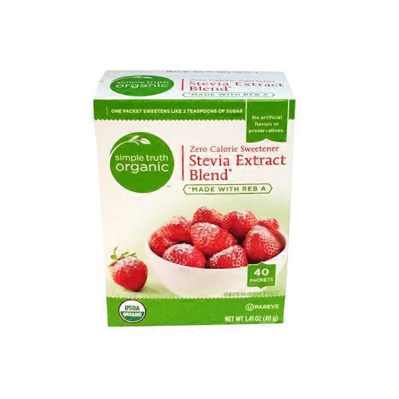 Simple Truth Organic Zero Calorie Sweetener Stevia Extract Blend (1.41 oz) Instacart