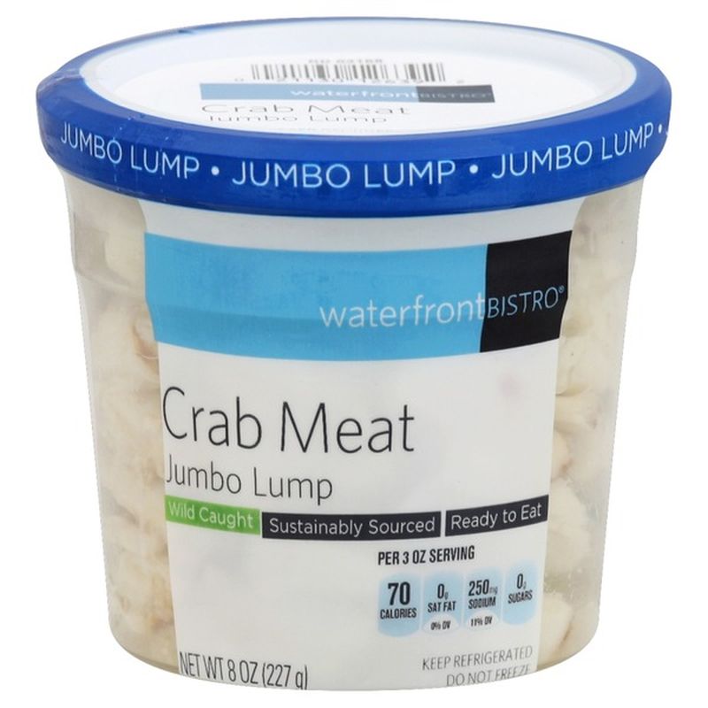 Waterfront Bistro Jumbo Lump Blue Swimming Crab Meat (1 lb) Instacart