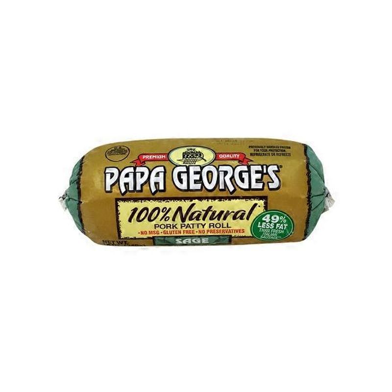 Papa Rolls Pork Patty With Sage (12 oz) Instacart