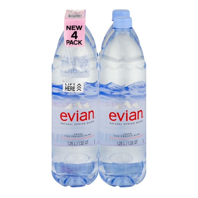 evian Spring Water, Natural, 4 Pack (4 each) from CVS Pharmacy® Instacart