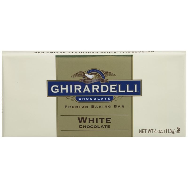 Ghirardelli Chocolate White Chocolate Baking Bar (4 oz) Instacart
