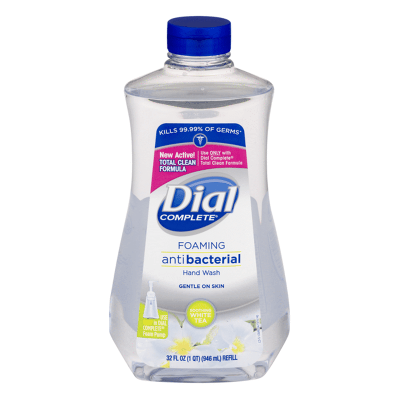 Dial Complete Antibacterial Foaming Hand Wash Refill, Soothing White