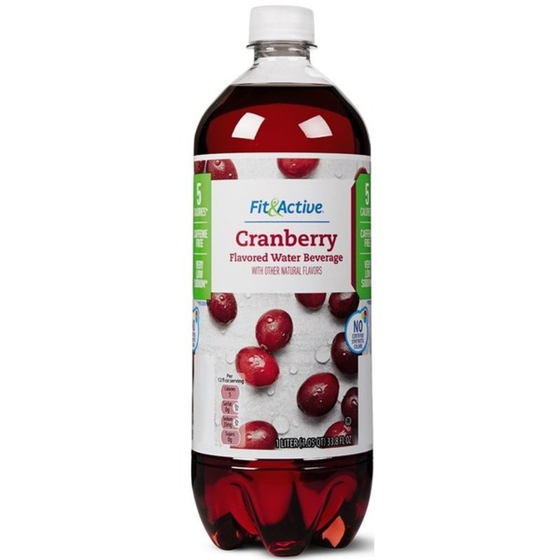 Fit & Active Cranberry Flavored Water (33.8 fl oz) Instacart
