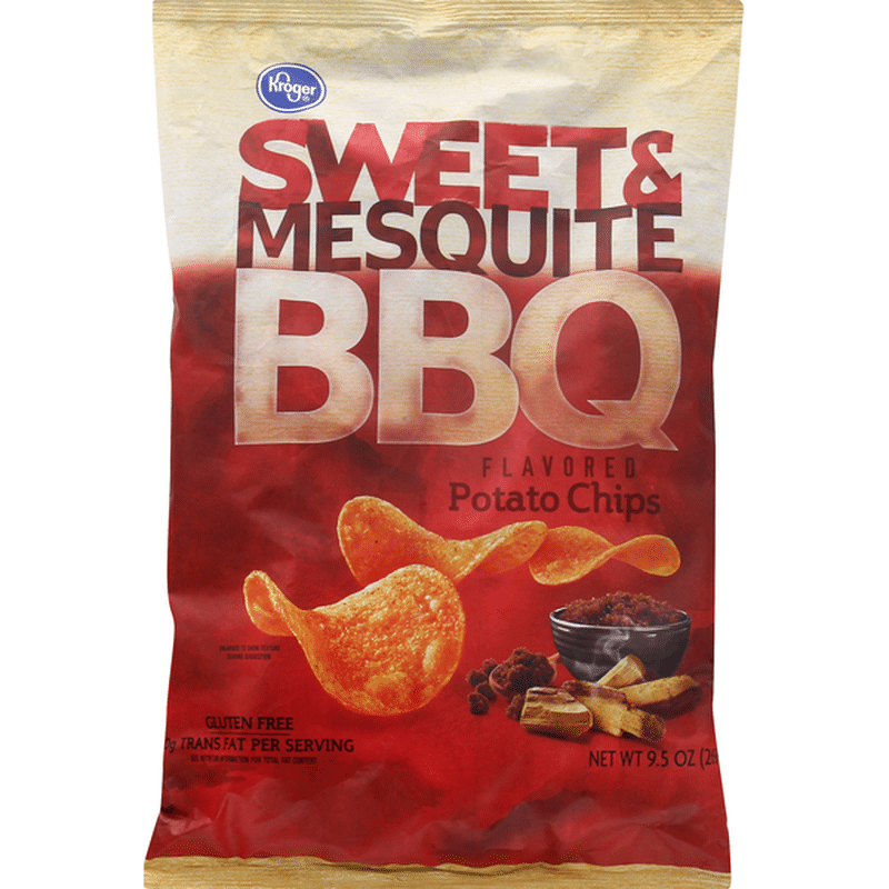 Kroger Potato Chips, Sweet & Mesquite BBQ Flavored (9.5 oz) Instacart