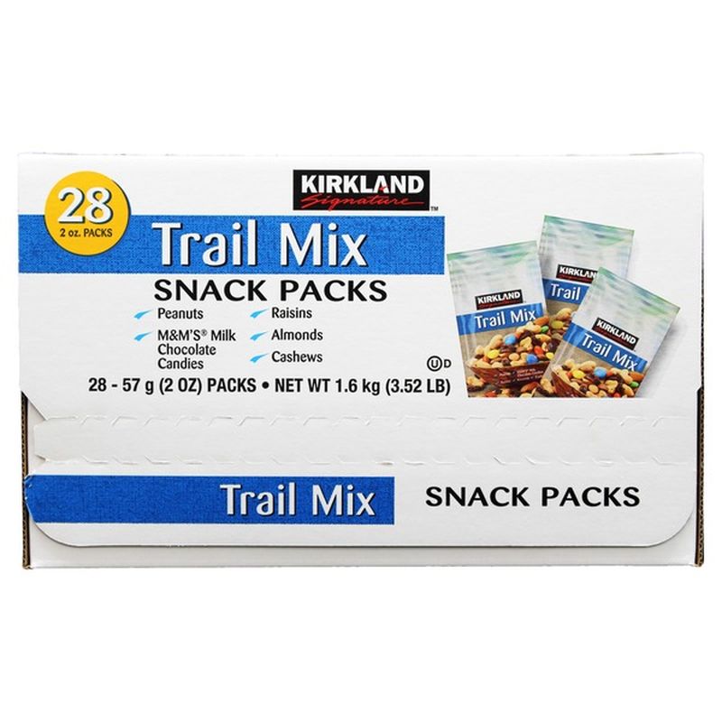 Kirkland Signature Trail Mix, 28 ct (2 oz) from Costco Instacart