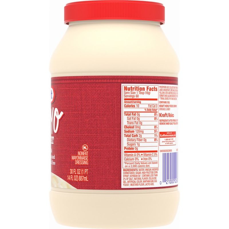 Kraft Fat Free Mayonnaise 30 Fl Oz Instacart   Large 53e714ed A2a6 4113 B693 8c7b1af9ebd3 