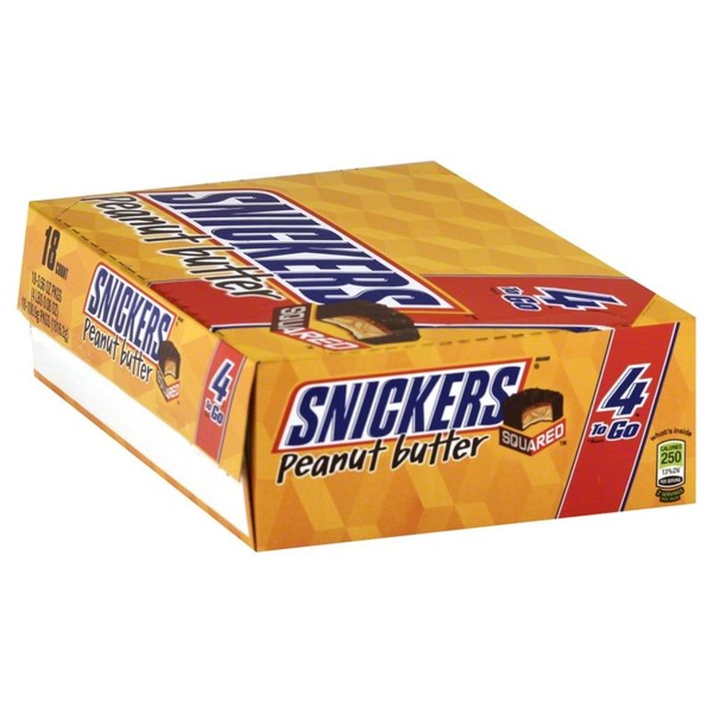 Snickers Peanut Butter Squared Sharing Size Chocolate Candy Bars (3.56 ...