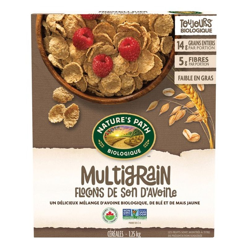 Nature's Path Multigrain Oat Bran Flakes Cereal (1.25 kg) Instacart
