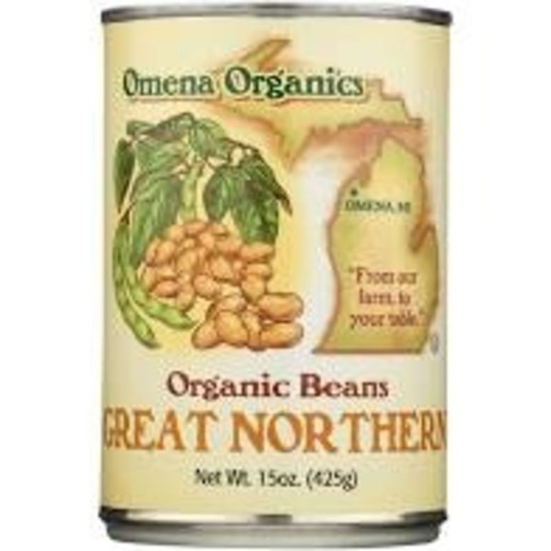 Omena Organics Great Northern Organic Beans