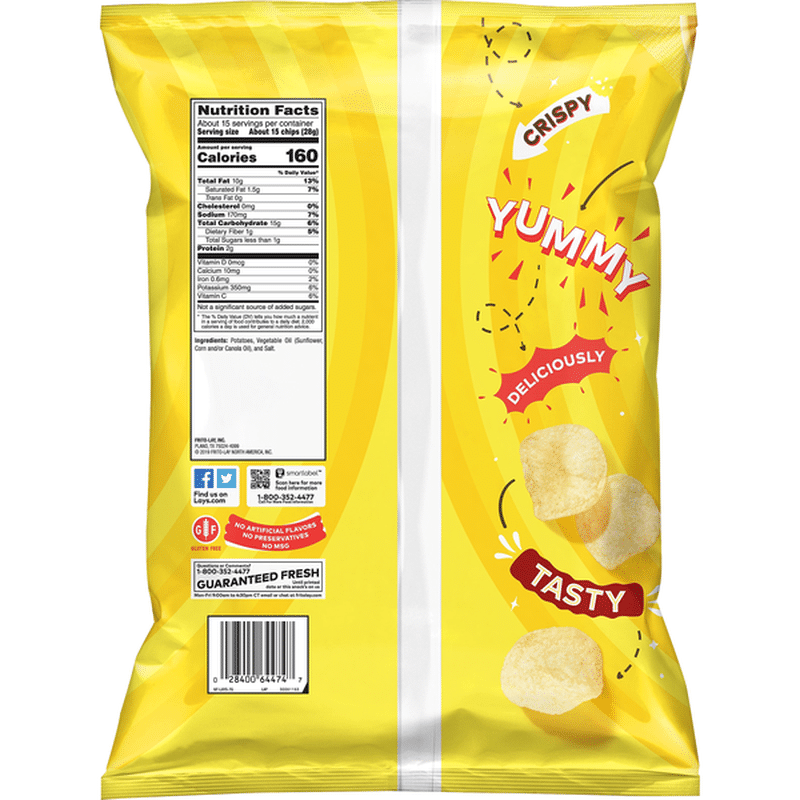 Lay's Party Size Classic Potato Chips (15.25 oz) from Target Instacart