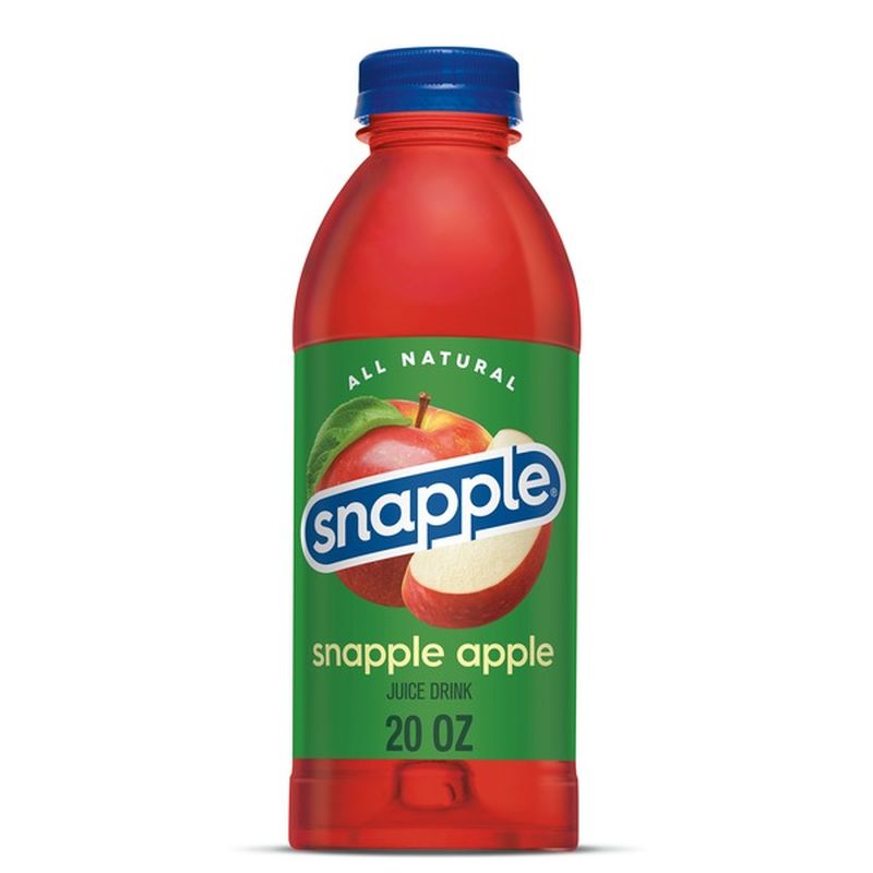 Snapple Apple, Juice Drink (20 fl oz. is snapple apple healthy. 