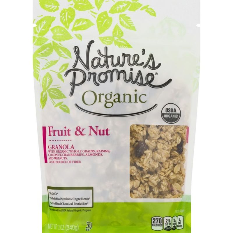 Nature's Promise Granola, Fruit & Nut (12 oz) - Instacart