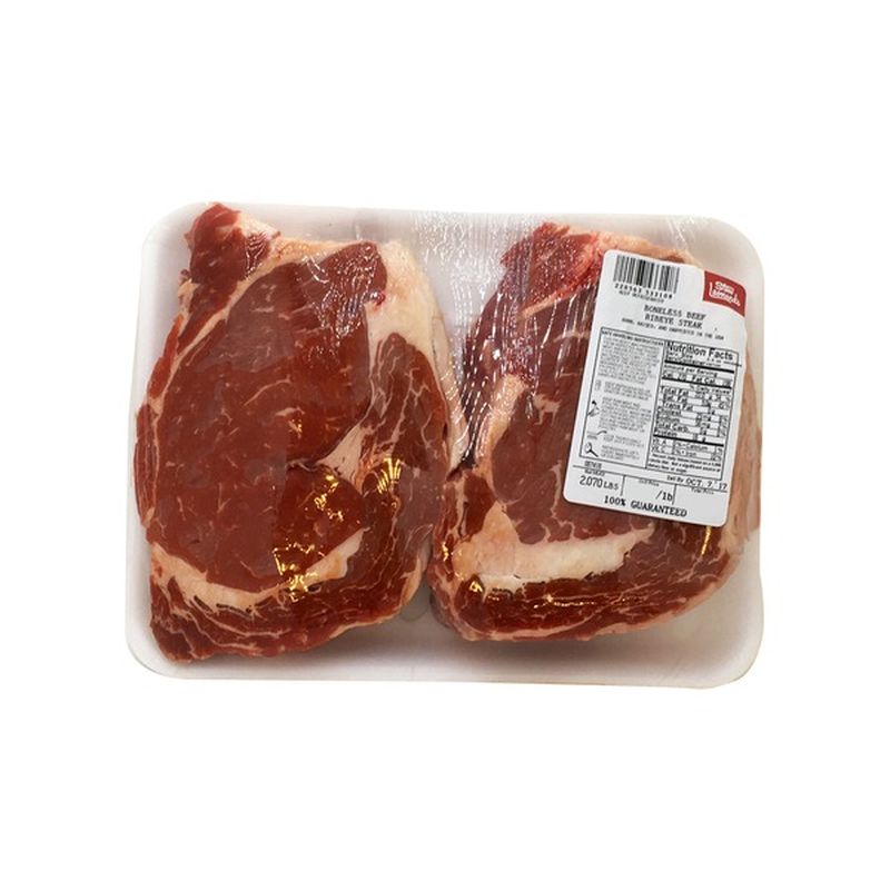 Stew Leonard's Boneless Ribeye Steak (lb) Instacart