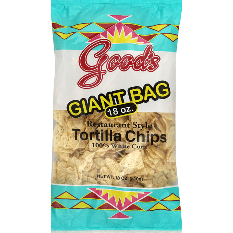 Good's Tortilla Chips, Restaurant Style, Giant Bag (18 oz) Instacart