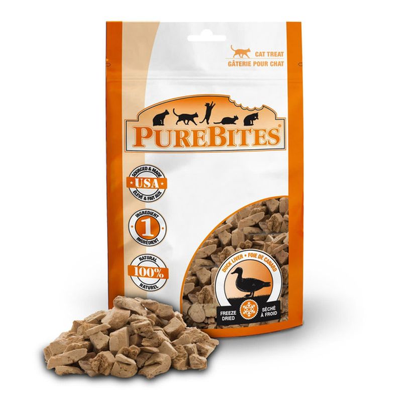 Pure Bites Freeze Dried Duck Cat Treats 0.56 Oz.