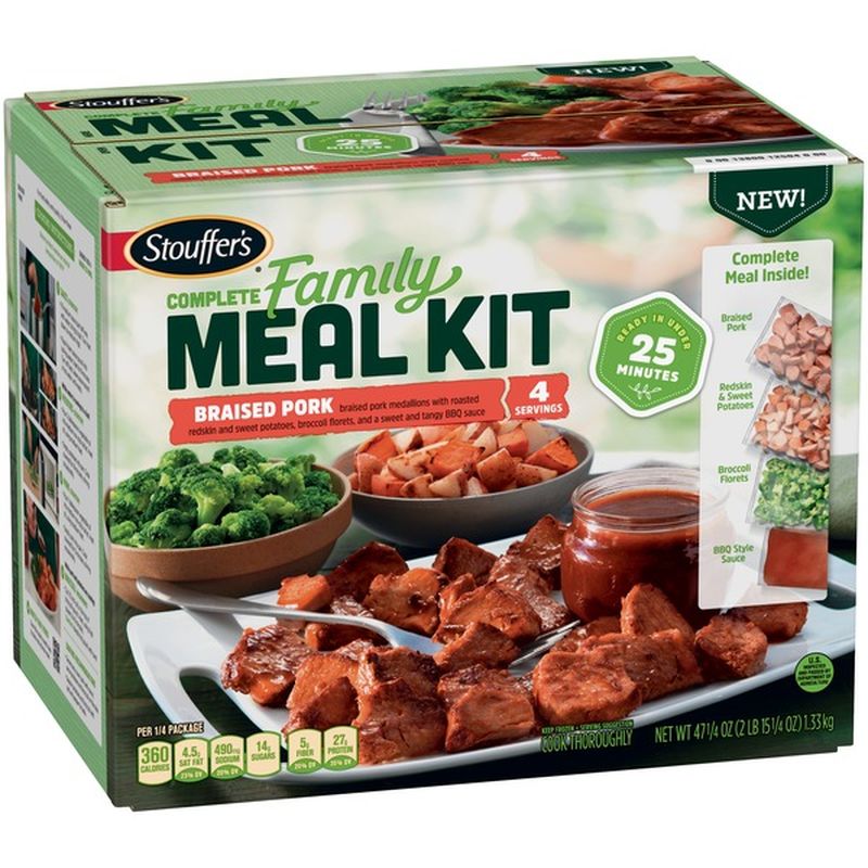 Stouffer's Complete Family Meal Kit Braised Pork Frozen Dinner (47.25