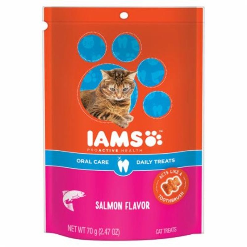 Iams Proactive Health Cat Treats Salmon Flavor (2.47 oz) - Instacart