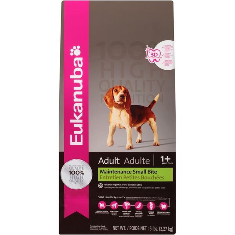 Eukanuba Adult Maintenance Small Bites Dog Food (5 lb) Instacart
