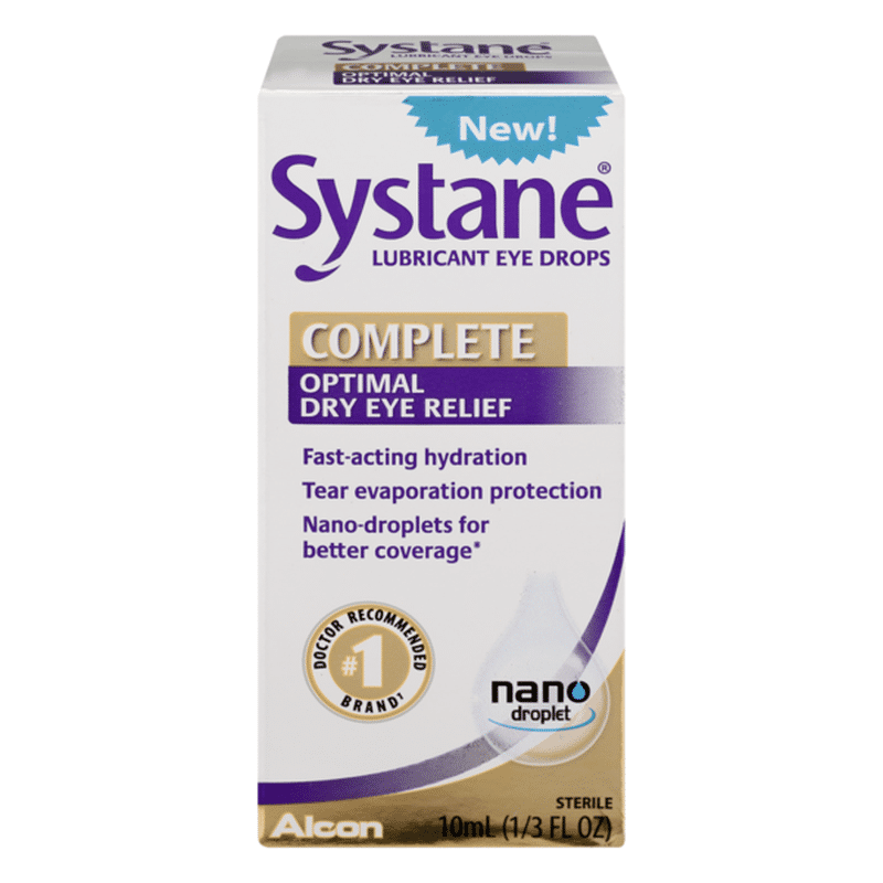 Systane Complete Optimal Dry Eye Relief Drops (0.333 oz) from Walmart ...