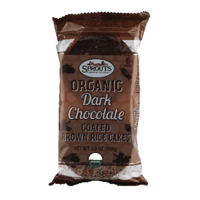 Sprouts Organic Dark Chocolate Rice Cakes (3.5 oz) Instacart