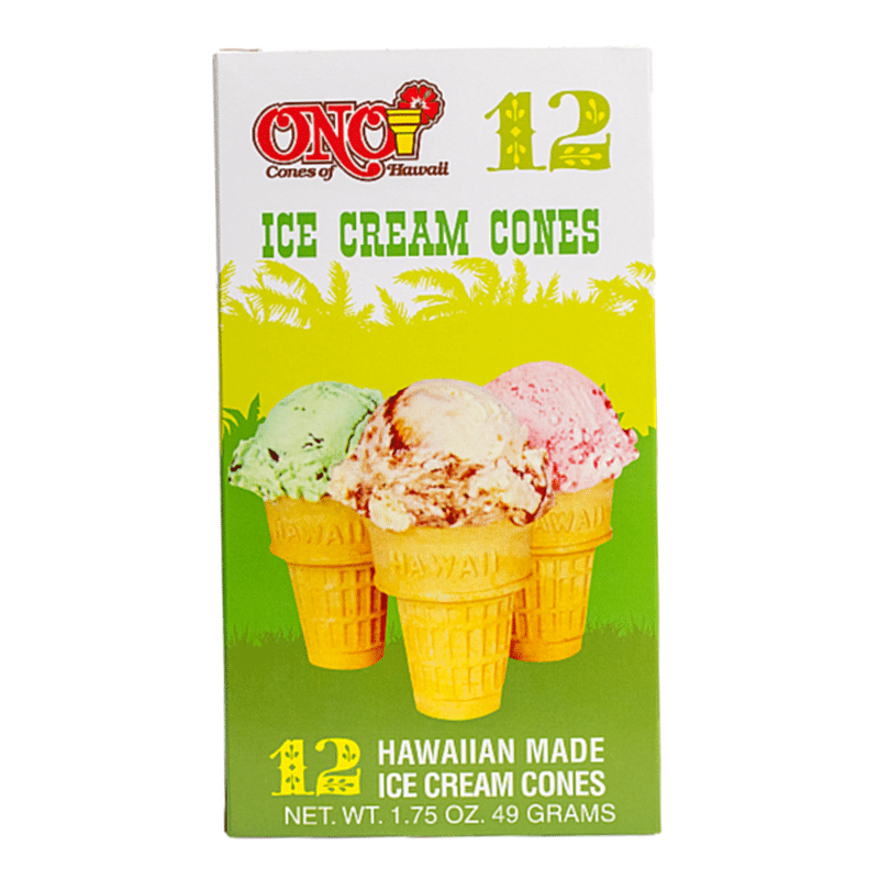 Ono Cones of Hawaii Regular Ice Cream Cones