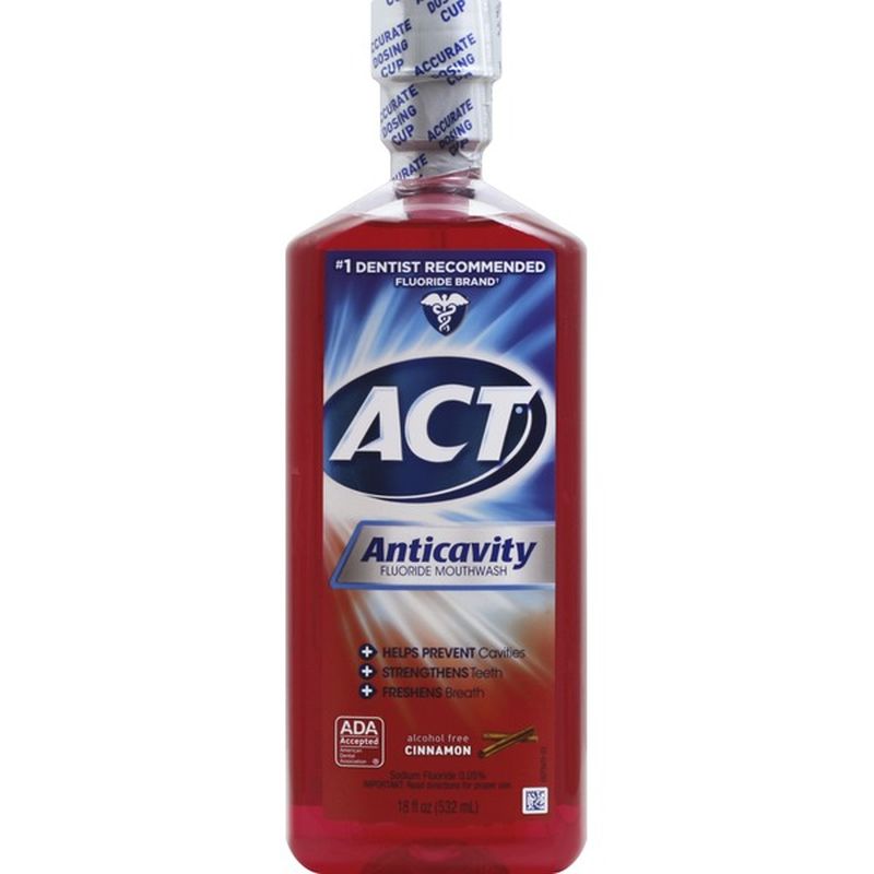 Act Anticavity Fluoride Rinse Cinnamon 18 Oz 106