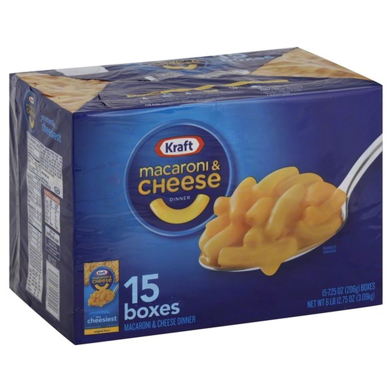 Kraft Dinners Original Mac and Cheese, 18 Pack (7.25 oz) Instacart