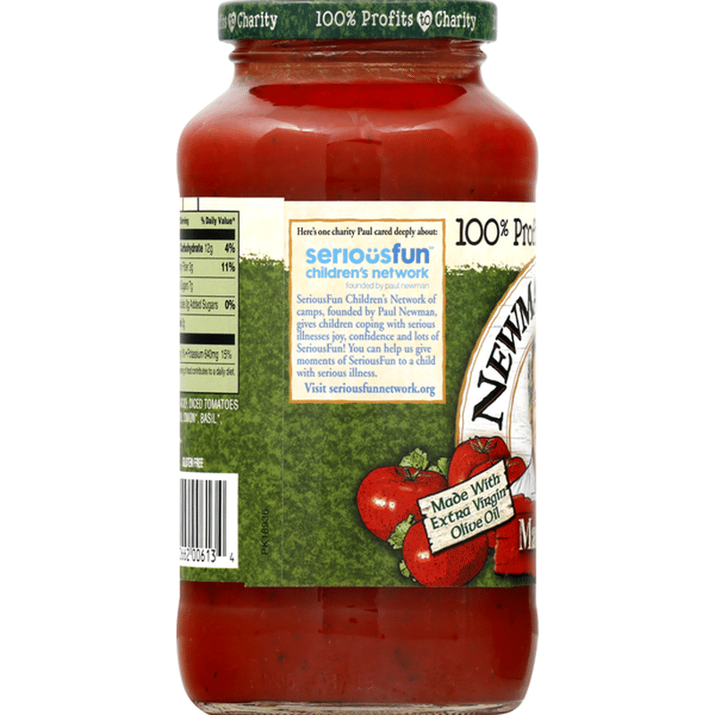 Newman's Own Pasta Sauce, Marinara (24 oz) from Falletti Foods Instacart