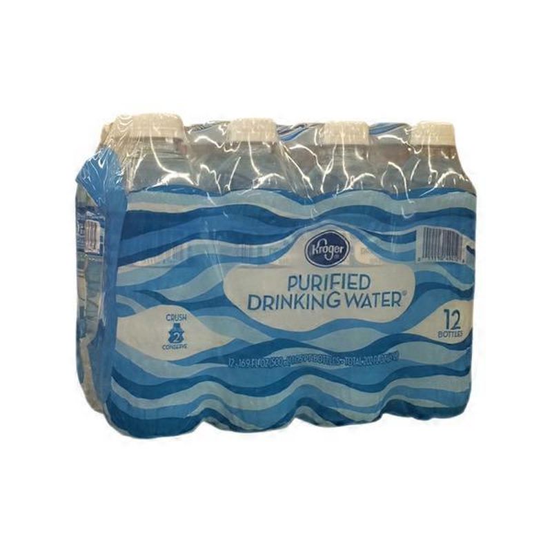 Kroger Purified Drinking Water (16 oz) from Fry's Instacart