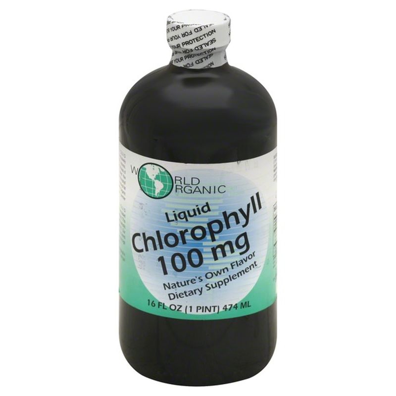 World Organic Chlorophyll, 100 mg, Liquid (16 oz) Instacart