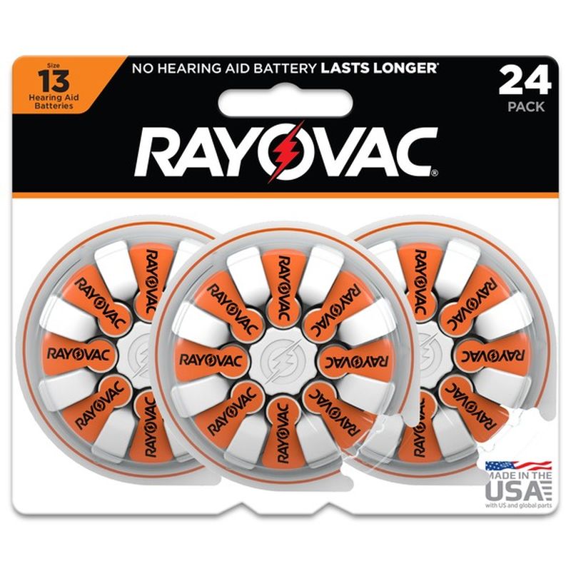 Rayovac Size 13 Batteries Size 13 Batteries 24 Ct Instacart