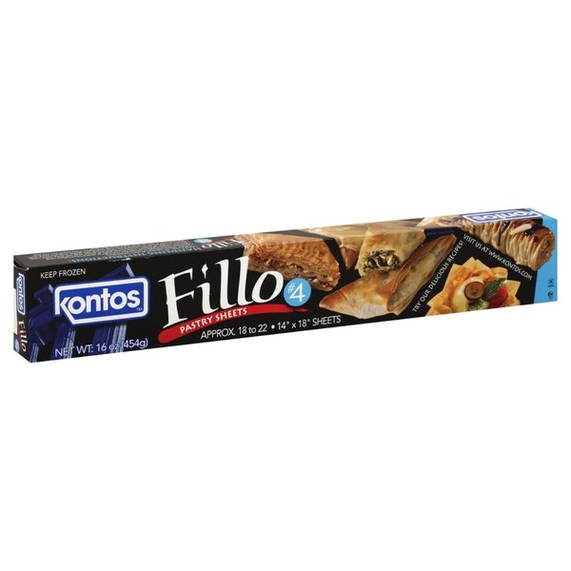 Kontos Pastry Sheets Fillo No 4 16 Oz Delivery Or Pickup Near Me