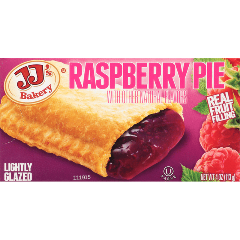 JJ's Bakery Pie, Raspberry, Lightly Glazed (4 oz) Instacart
